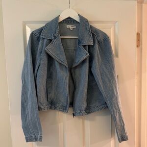 Sonoma Blue Cropped Jean Jacket Timeless Style